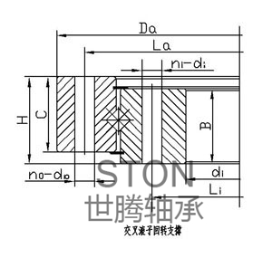 交叉滾子轉(zhuǎn)盤(pán)軸承(無(wú)齒）